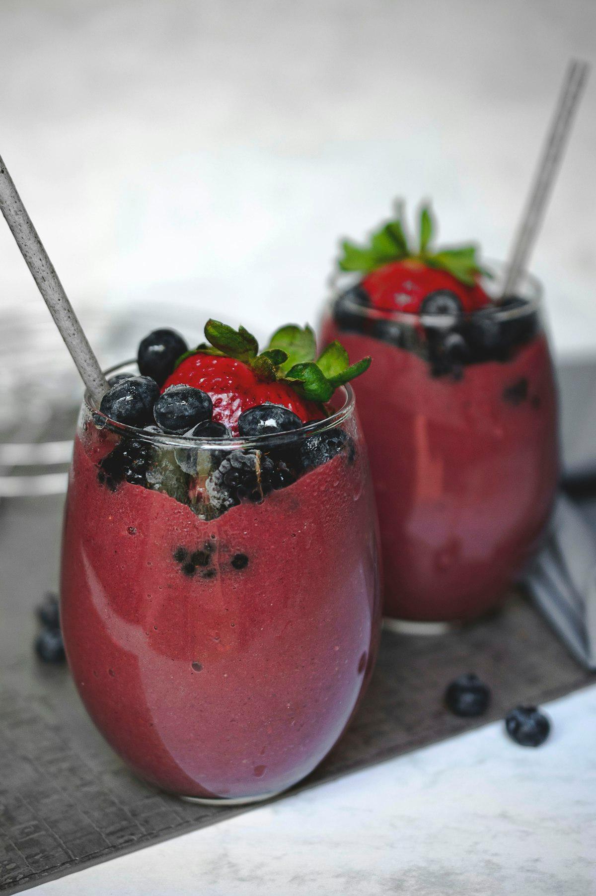 Mixed Berry Protein Lassi