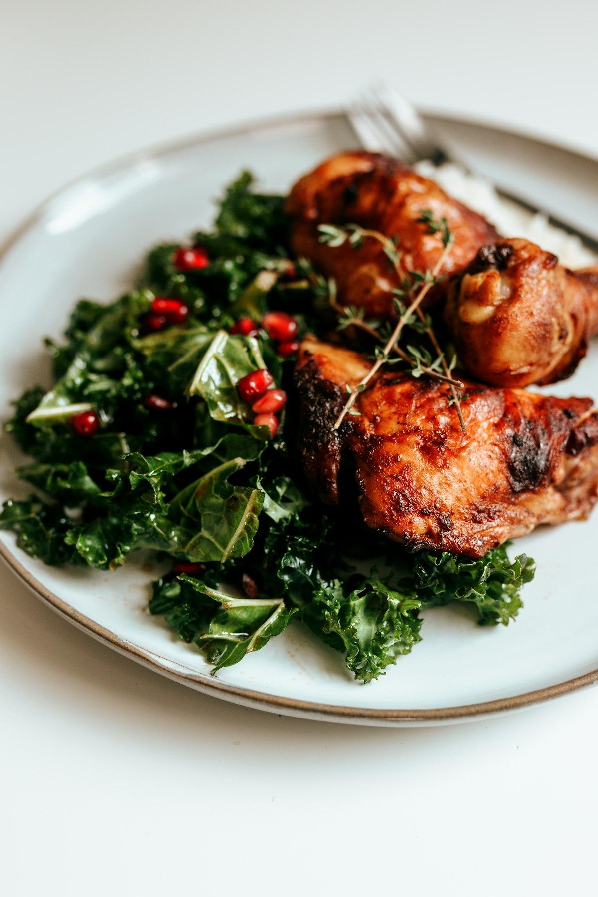 Tandoori Chicken & Greens