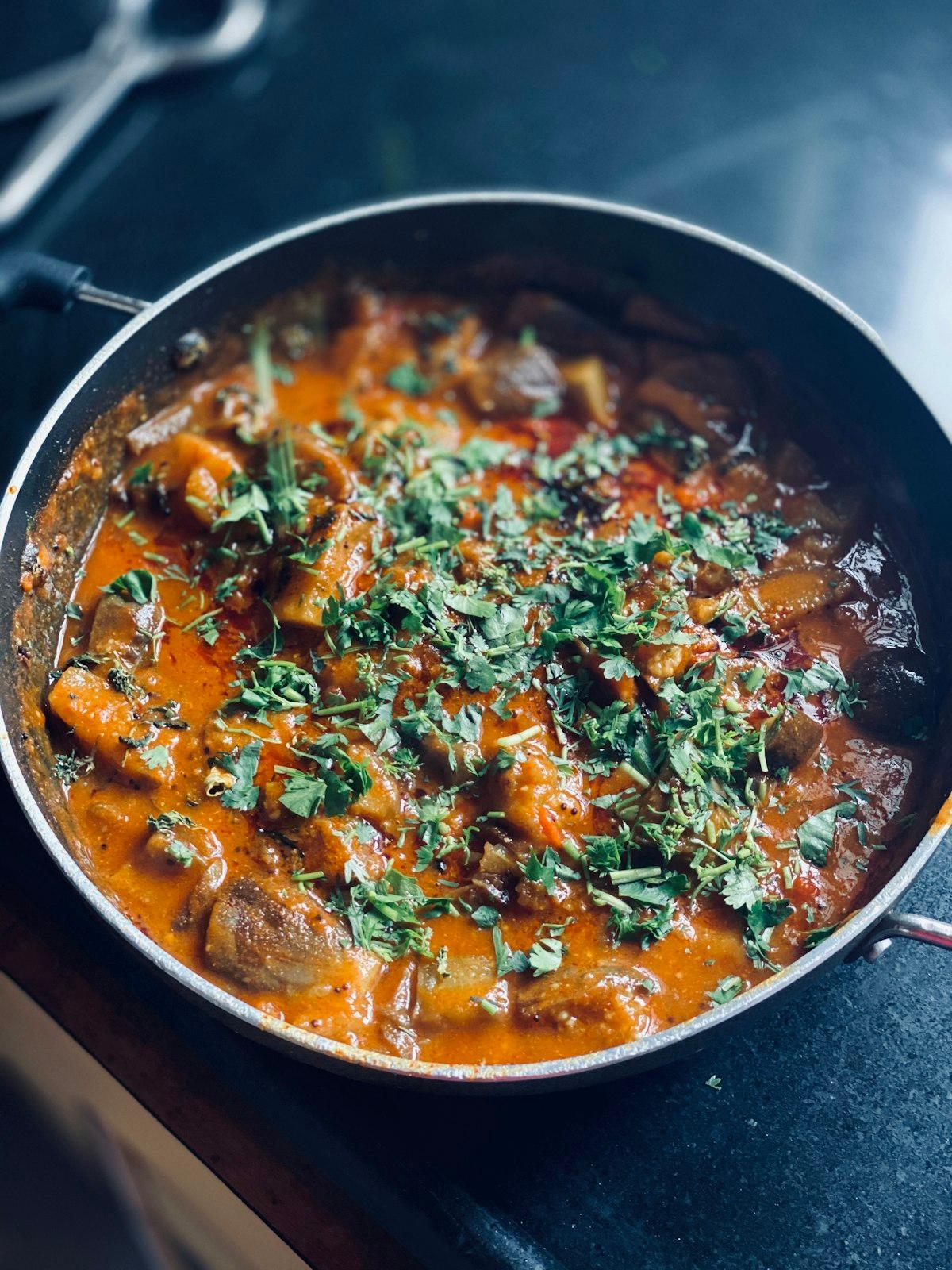 Mushroom Masala Skillet