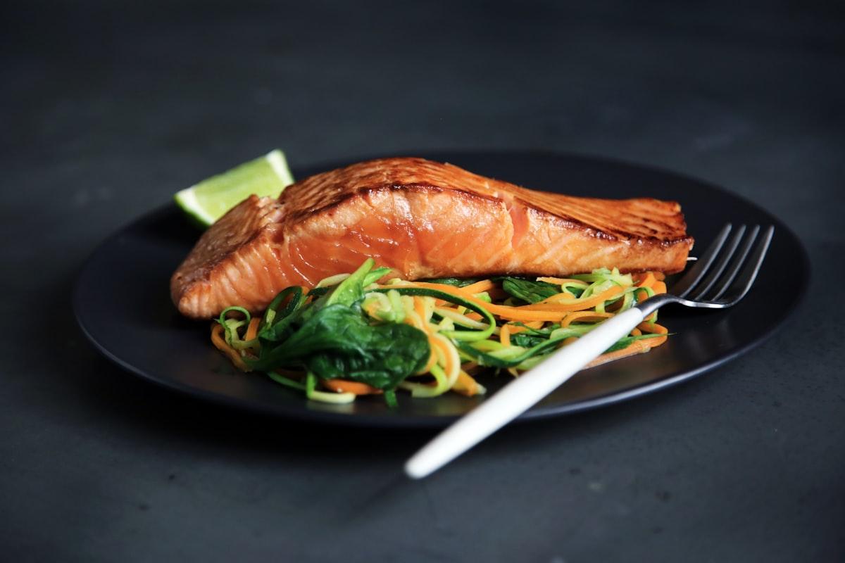 Tawa Masala Salmon with Greens